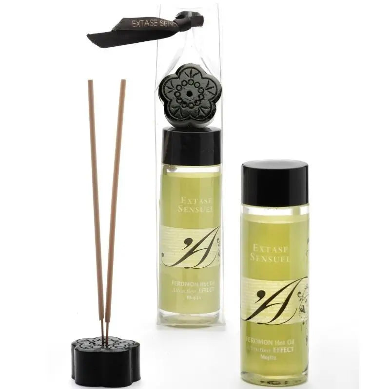 Extase Sensual Warming Massage Oil With Pheromones Mojito 100Ml