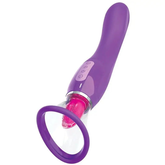 Fantasy For Her Clitoris Sucker Tongue Stimulator Violet