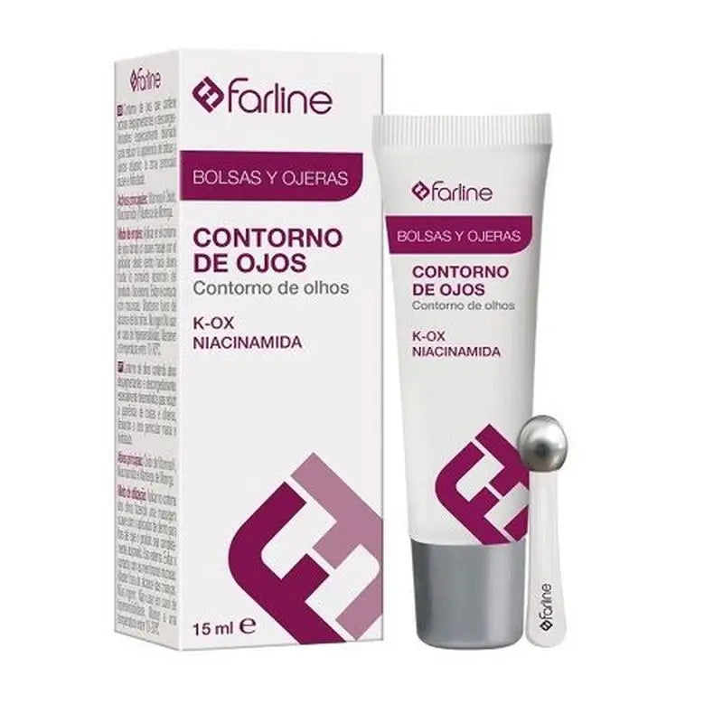 Farline Contorno De Ojos Bolsas Y Ojeras, 15 ml