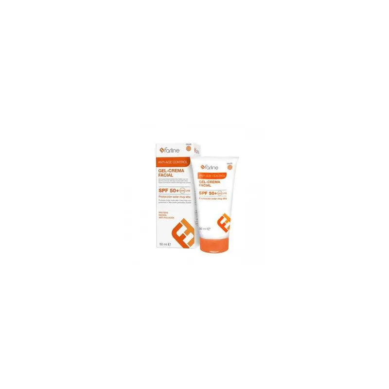 Farline Facial Gel-Cream Spf50+ With Antiage Control Colour, 50 ml