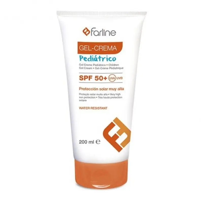 Farline Pediatric Sunscreen Gel-Cream, Spf50+ , 200 ml