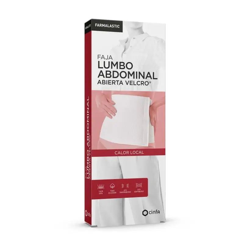 Farmalastic Girdle With Velcro White, Size 2