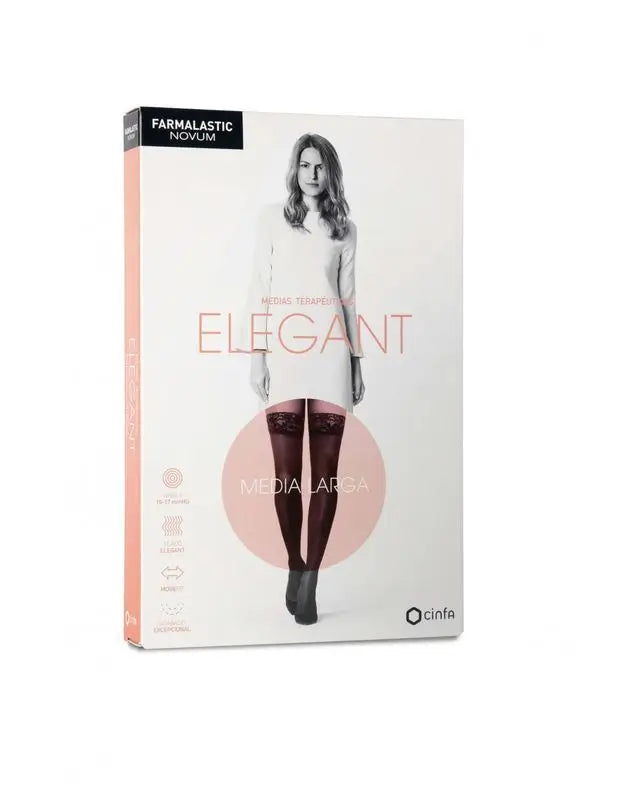 Farmalastic Novum Elegant Long Size Light Compression Tan, Size 0