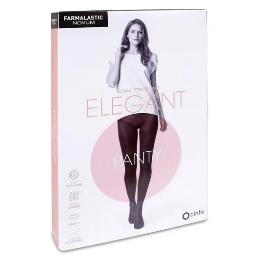 Farmalastic Novum Elegant Tan Pantyhose, Size 3