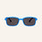 Lunettes de soleil polarisées pour enfants Farmamoda, bleu clair et marine, 25 gr