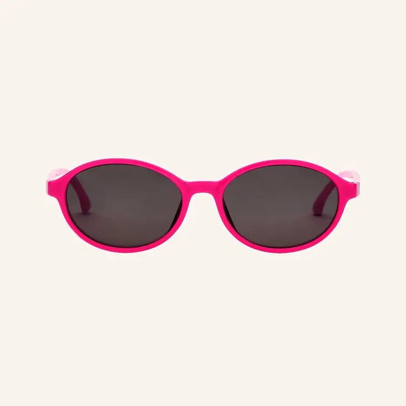 Lunettes de soleil pour enfants Farmamoda Polarized Fuchsia & Pink Oval, 25 gr