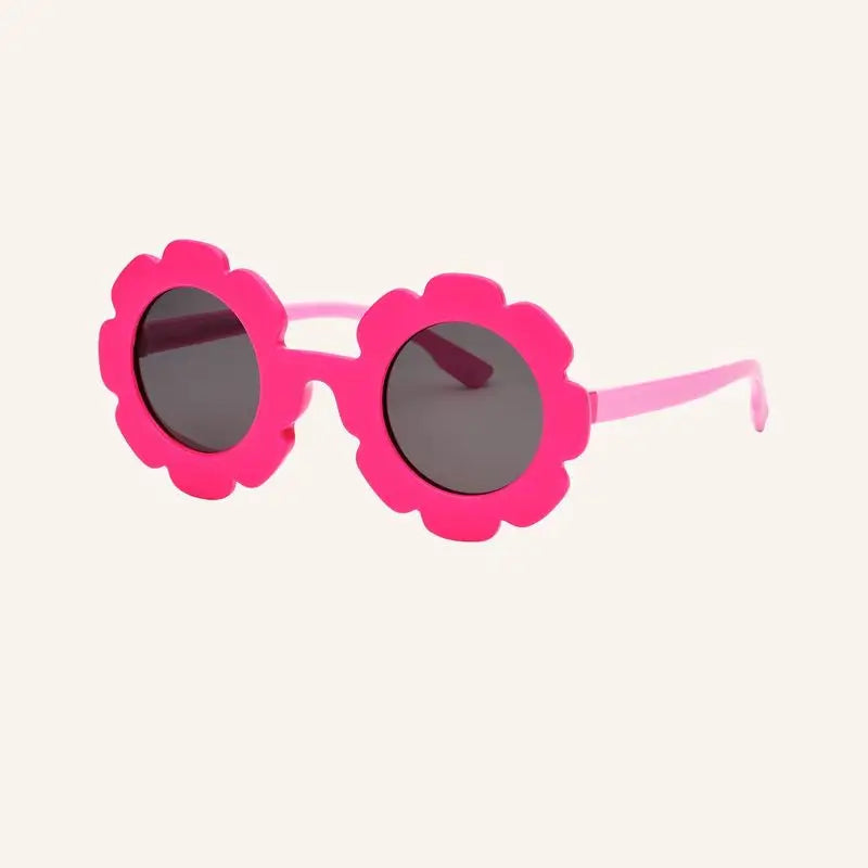 Farmamoda Polarised Sunglasses For Children Fuchsia Flower And Pink, 25 gr