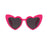 Lunettes de soleil polarisées pour enfants Farmamoda Heart Fuchsia & Pink, 25 gr