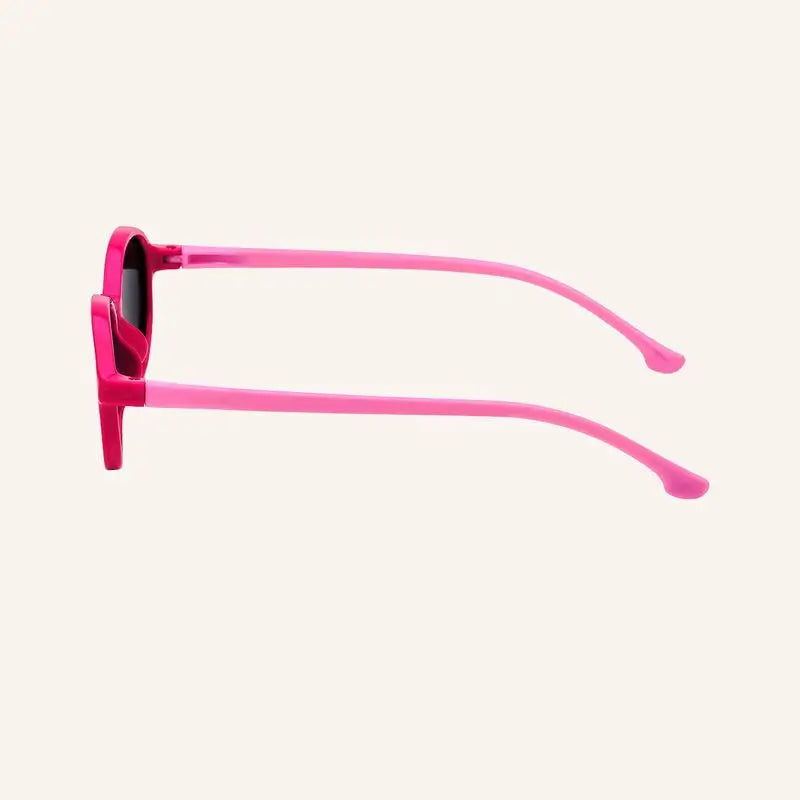 Lunettes de soleil pour enfants Farmamoda Polarized Fuchsia & Pink Oval, 25 gr