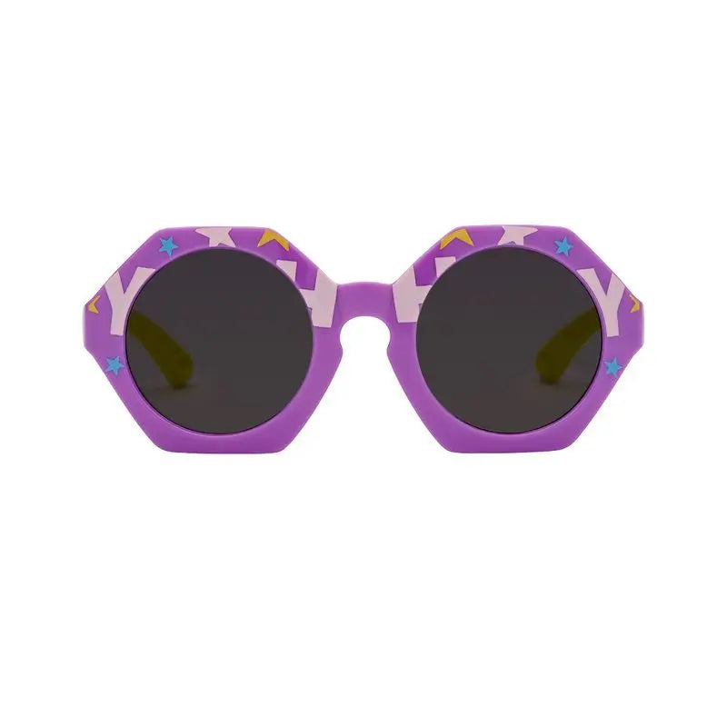 Farmamoda Lunettes de soleil polarisées pour enfants, violet, 25 g