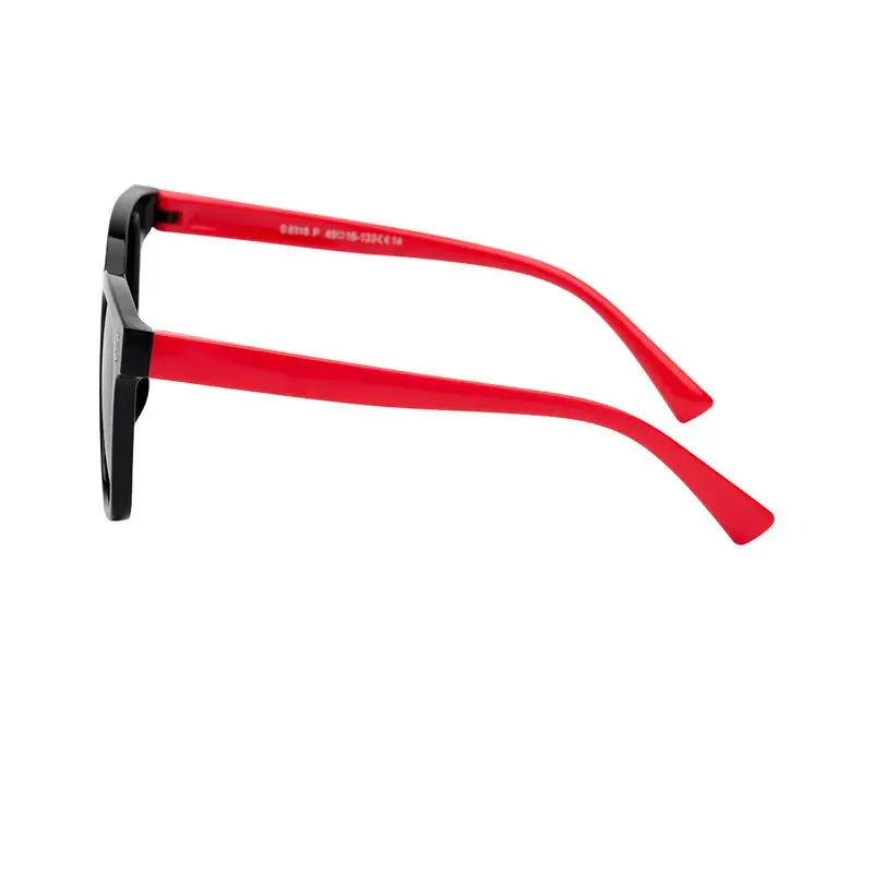 Lunettes de soleil polarisées pour enfants Farmamoda, noir et rouge, 25 gr