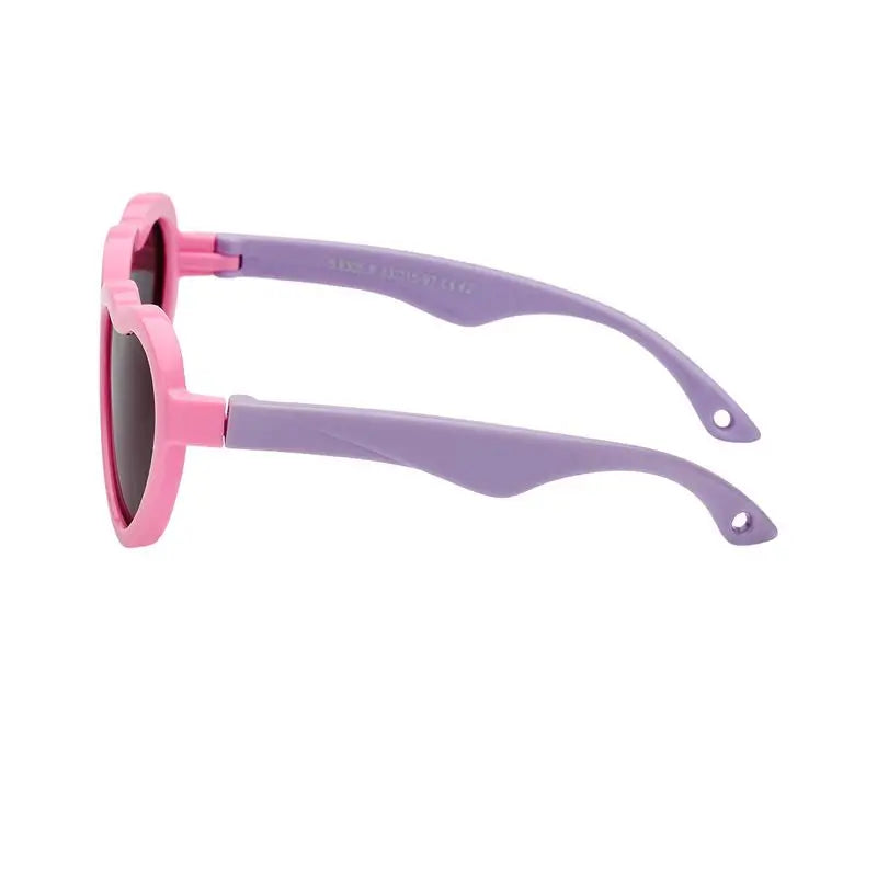 Farmamoda Lunettes de soleil polarisées pour enfants rose et lilas , 25 gr