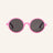 Farmamoda Lunettes de soleil polarisantes pour enfants, roses et violettes, rondes, 25 gr