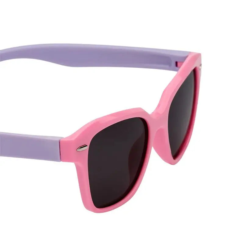 Farmamoda Lunettes de soleil polarisées pour enfants rose et violet , 25 gr
