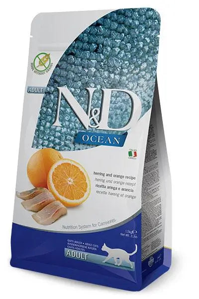 Farmina N&D Cat Ocean Ocean Herring 5Kg, cat food