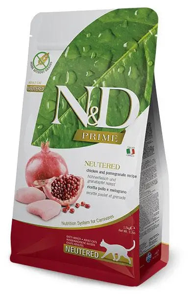 Farmina N&D Cat Prime Neutered Chicken 5Kg, cat food