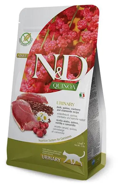 Farmina N&D Cat Quinoa Urinary Urinary Duck 5Kg, cat food