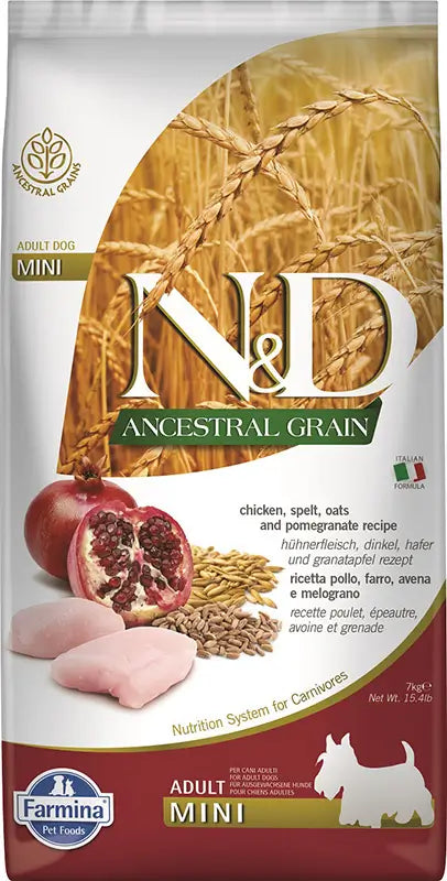 Farmina N&D Dog Ancestral Mini Chicken 7Kg, dog food