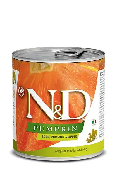 Farmina N&D Dog Pumpkin Jabali Pumpkin 6X285Gr Box, wet dog food