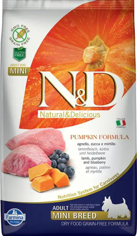Farmina N&D Dog Pumpkin Mini Lamb 2,5Kg, dog food
