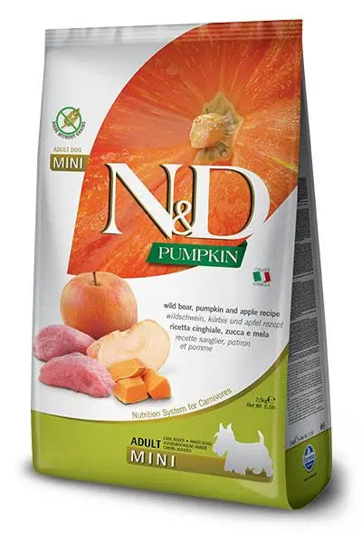 Farmina N&D Dog Calabaza Mini Jabali 800Gr, feed for dogs