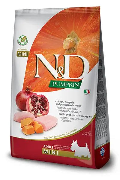 Farmina N&D Dog Pumpkin Mini Chicken 7Kg, dog food