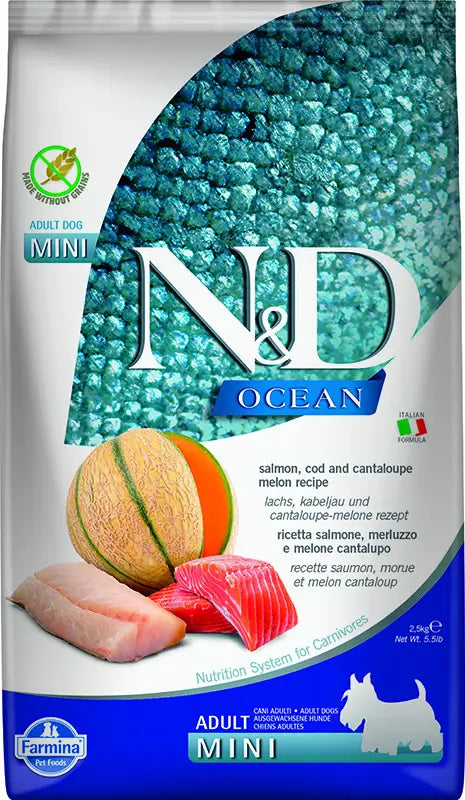 Farmina N&D Dog Ocean Ocean Salmon Codfish Mini 2,5Kg, dog food