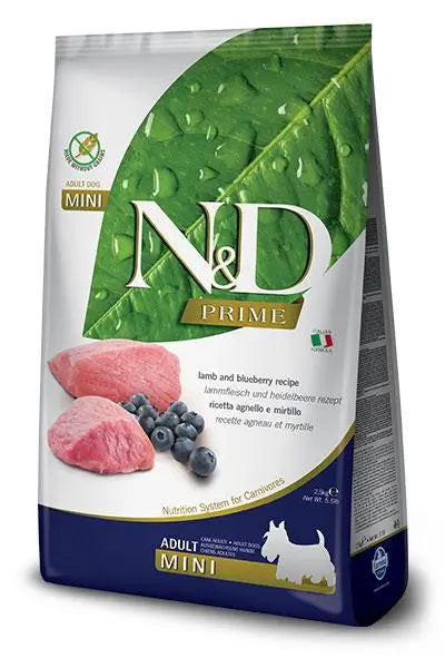 Farmina N&D Dog Prime Mini Lamb 2,5Kg, dog food for dogs