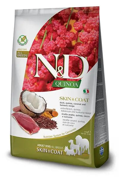 Farmina N&D Dog Quinoa Skin Coat Duck 2,5Kg, dog food