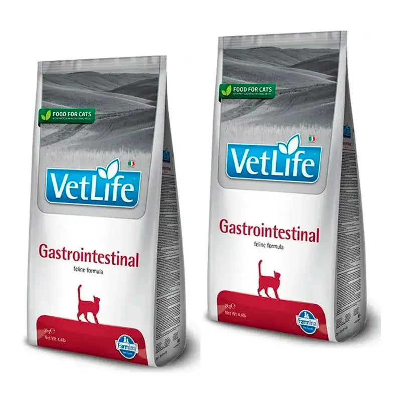 Farmina Vet Life Cat Gastrointestinal Cat Food, Pack 2 x 2Kg