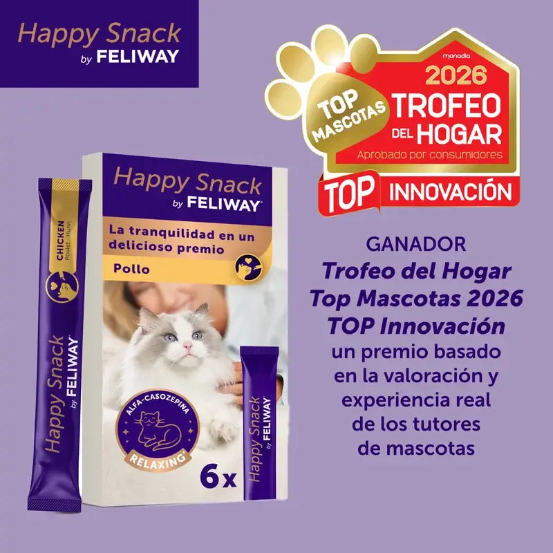 Feliway Happy Snack, paquet de 2 x 6 bâtonnets