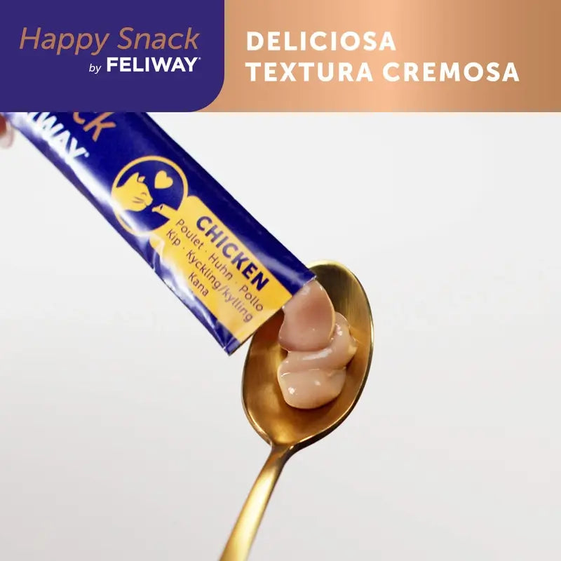 Feliway Happy Snack Saveur Poulet, 24 sachets