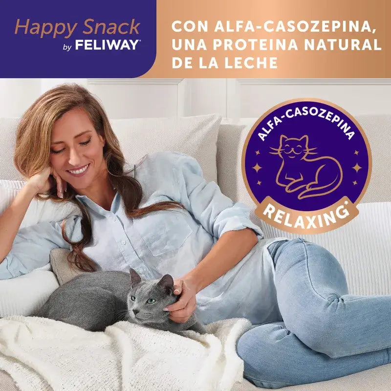 Feliway Happy Snack Saveur Poulet, 24 sachets