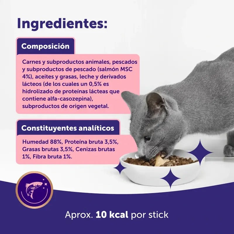 Feliway Happy Snack Goût saumon, 6 sachets