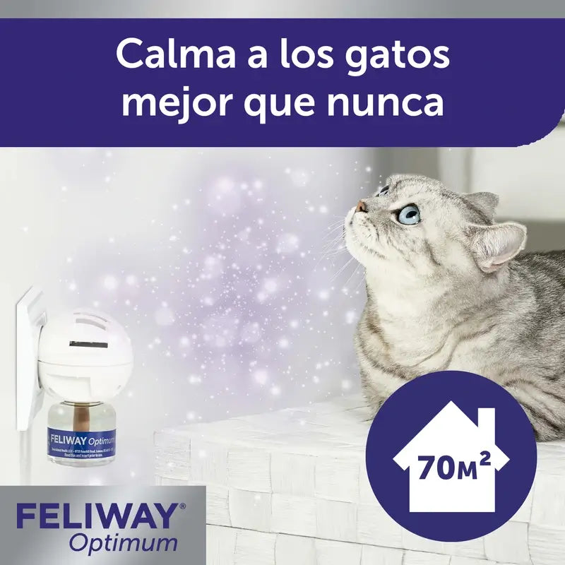 Feliway Optimum Diffuseur + Recharge 48 ml