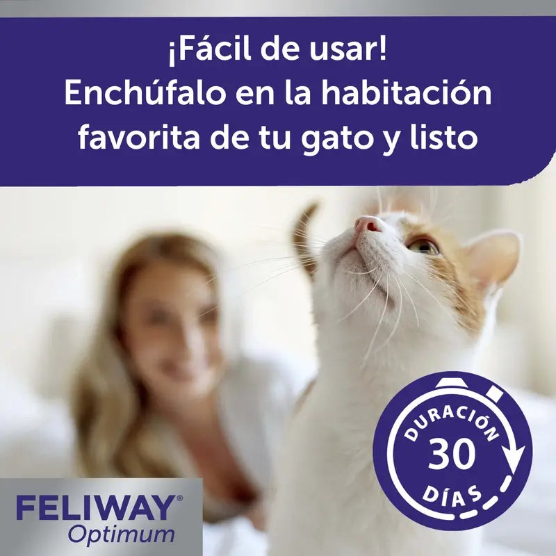Feliway Optimum Diffuseur + Recharge 48 ml