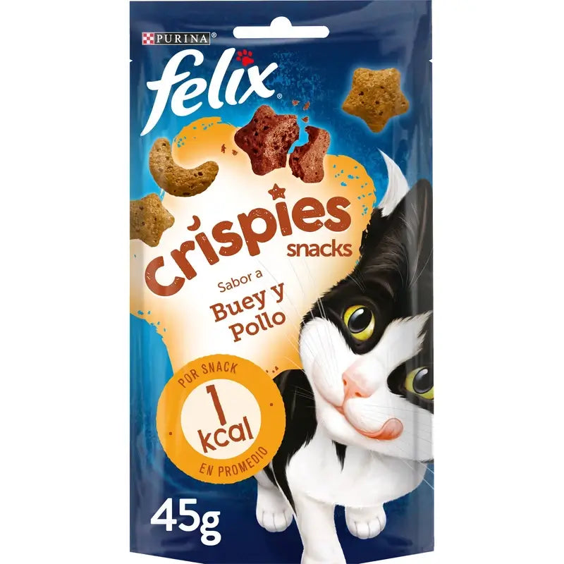Felix Crispies Bœuf et Poulet 8 x 45 g