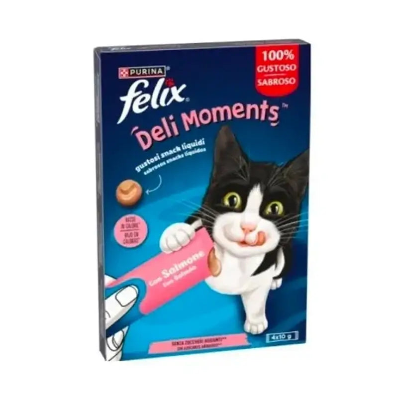 Felix Deli Deli Monents Salmon 11(4X10G)
