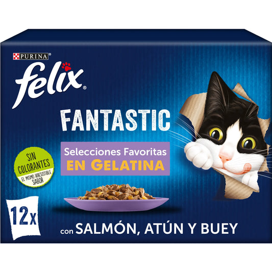 Felix Fantastic Favourite Selections 12X85Gr, wet cat food