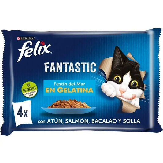 Felix Feline Fantastic Feast From The Sea 12X4X85Gr