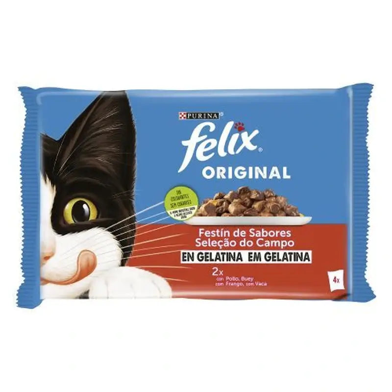 Felix Original Saveur Campagne - Gelée 12 x 4 x 85 grammes