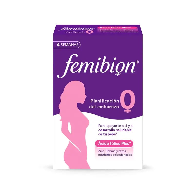 Femibion 0 Planification de la grossesse avec acide folique plus, 28 comprimés