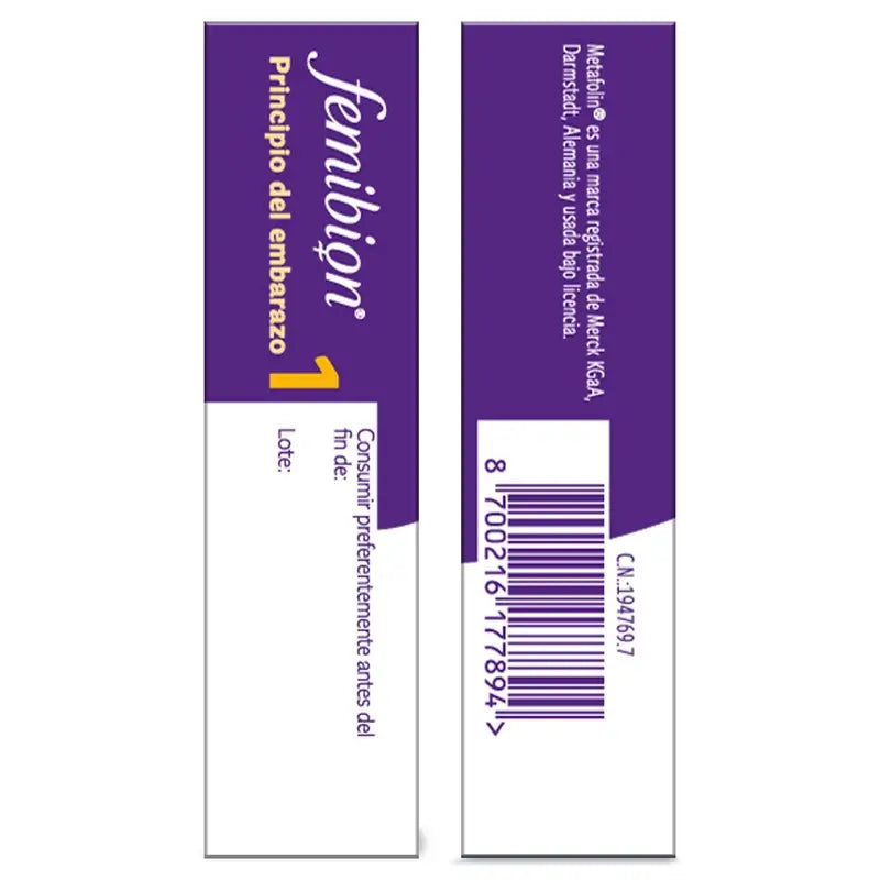 Femibion 1 Premier trimestre de grossesse, Semaines 1-12, Acide Folique Plus, 28 Comprimés