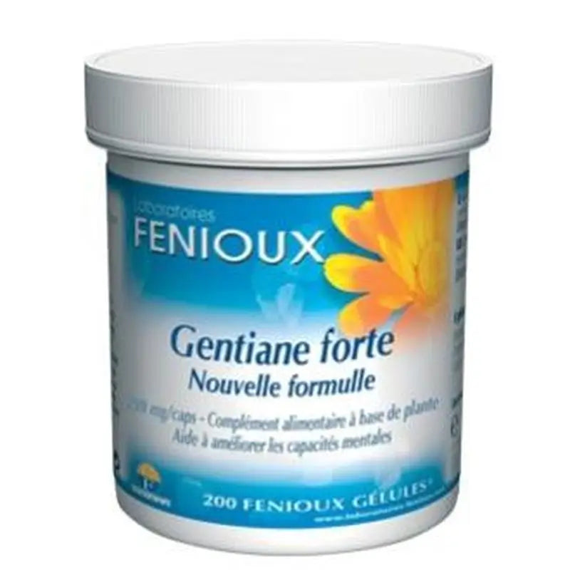 Fenioux Gentian Forte 290Mg. 200 Capsules