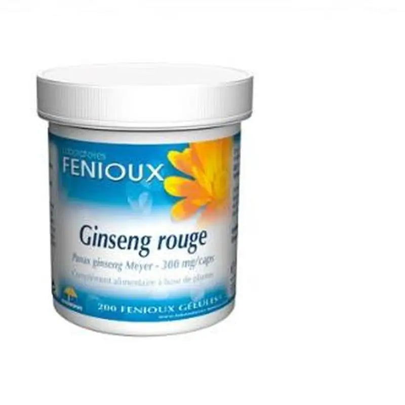 Fenioux Red Ginseng Root 300Mg. 200 Capsules