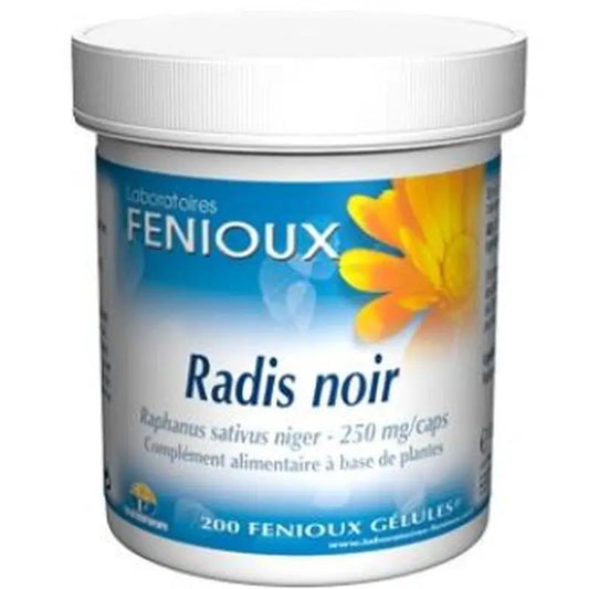 Fenioux Black Radish 250Mg. 200 Capsules