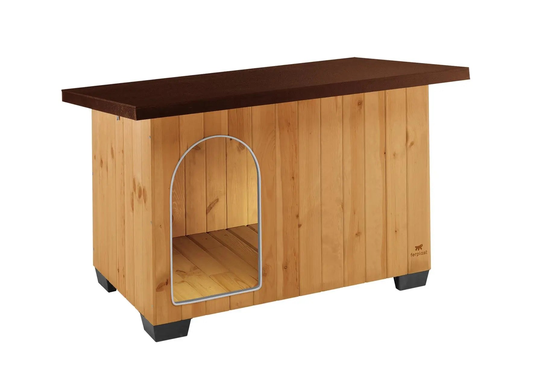 Ferplast Outdoor Wooden Hut Baita 100 122x79x78 Cm