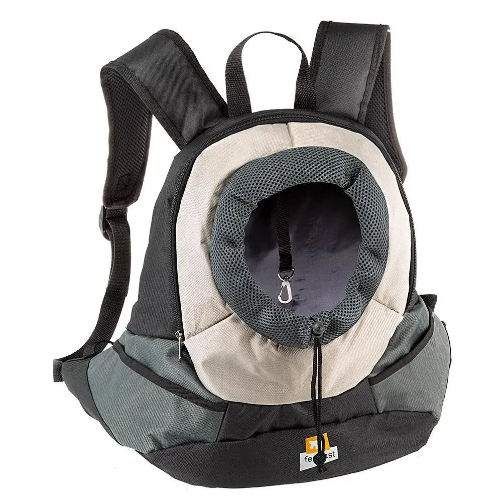 Ferplast Kangoo Small Dog Cat Backpack Grey