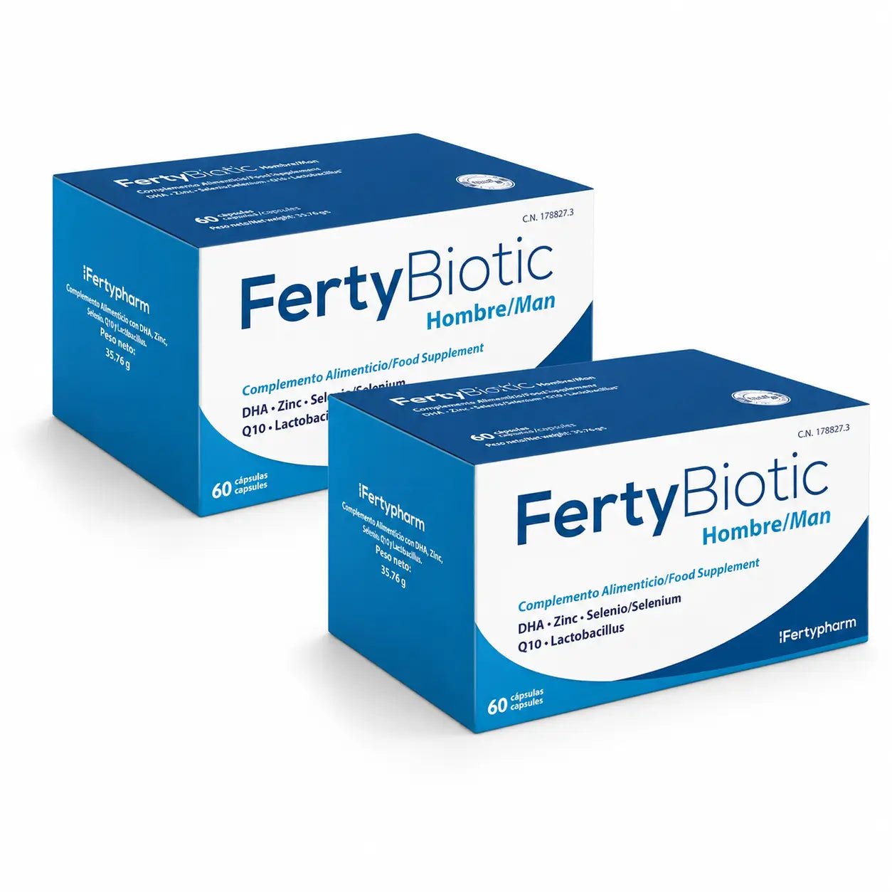Fertybiotic Homme, 2 x 60 gélules