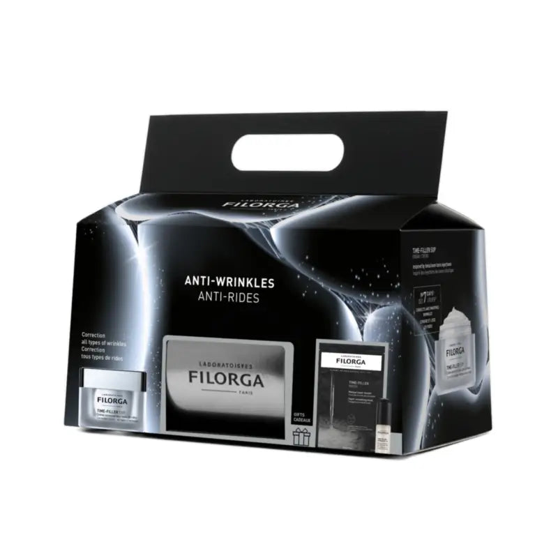 Coffret de Noël Filorga Time Filler 5XP : crème 50 ml + sérum 5 ml + masque 20 ml